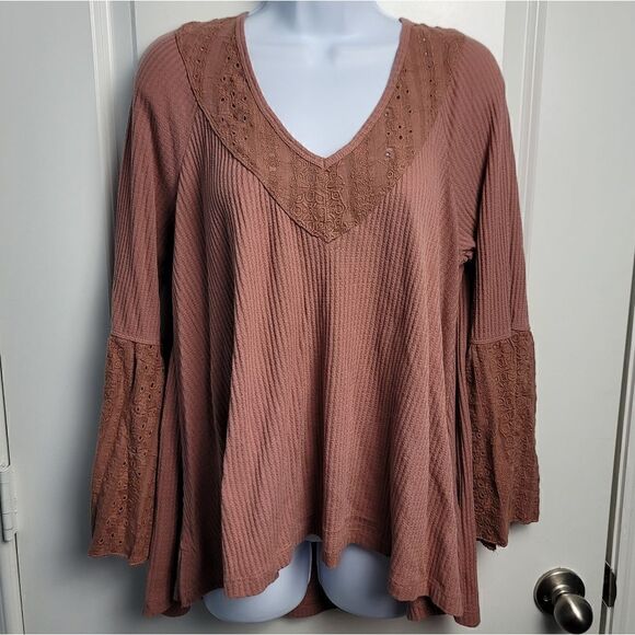 FREE PEOPLE Dusty Rose Top - Picture 1 of 11